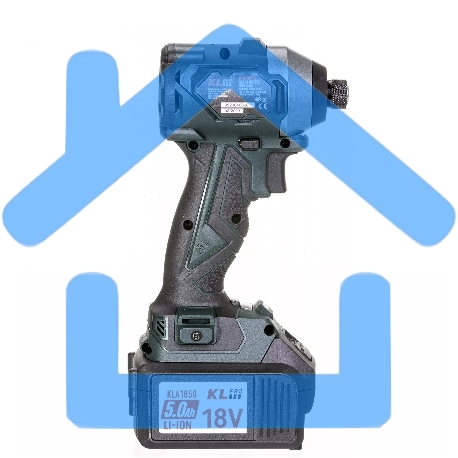 Профессиональный бесщеточный винтоверт аккумуляторный KLPRO KLDV18BH-50 (18В, Li-ion-2шт, 5.0А·ч, 220Нм, 2 скорости, подсветка,З/У,в кейсе)-7