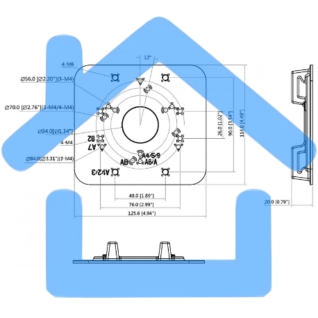 Крепление Dahua DH-PFA152-E-14