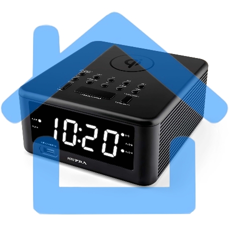 Радиочасы Supra SRC-14W