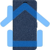 Чехол (флип-кейс) DF sFlip-85 для Samsung Galaxy A02 синий