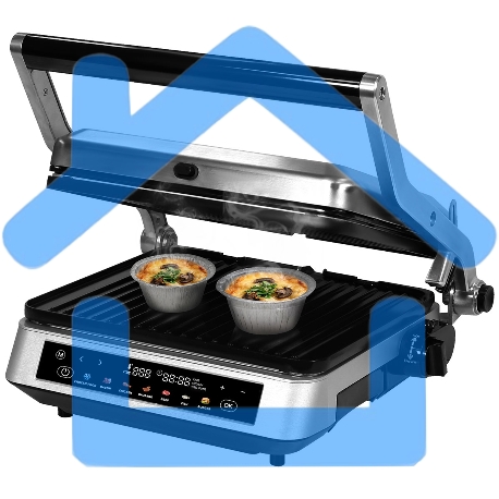 Гриль электрический Zigmund & Shtain ZEG-940 стальной, 2000 Вт-7