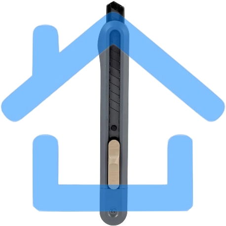 Нож канцелярский Deli ENS063-GR Nusign, ширина лезвия 9 мм, фиксатор сталь серый-1