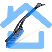 Щетка-скребок AVS WB-6311 (59 cм), мягкая ручка, распушенная щетина