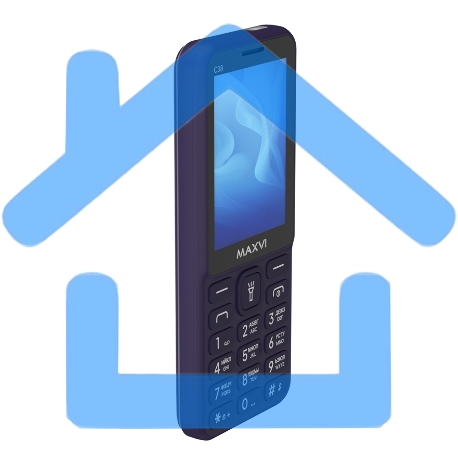 Мобильный телефон Maxvi C38 фиолетовый-4