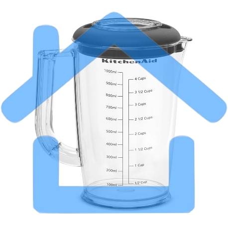 Погружной блендер KitchenAid 5KHBV83EOB, с аксессуарами, черный-10