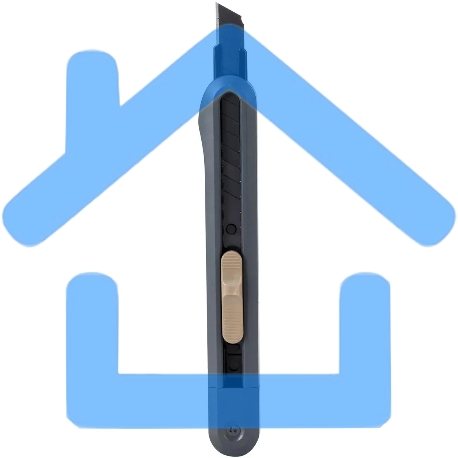 Нож канцелярский Deli ENS063-GR Nusign, ширина лезвия 9 мм, фиксатор сталь серый-3