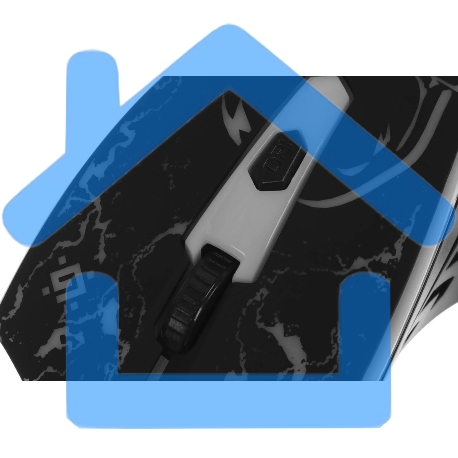 Мышь проводная Defender Overmatch GM-069 черный, 2400 dpi, USB, кнопки - 4-22