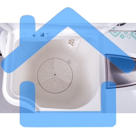 Стиральная машина Славда WS-50PЕТ белый, загрузка вертикальная 5 кг, 1350 об/мин, класс А-7