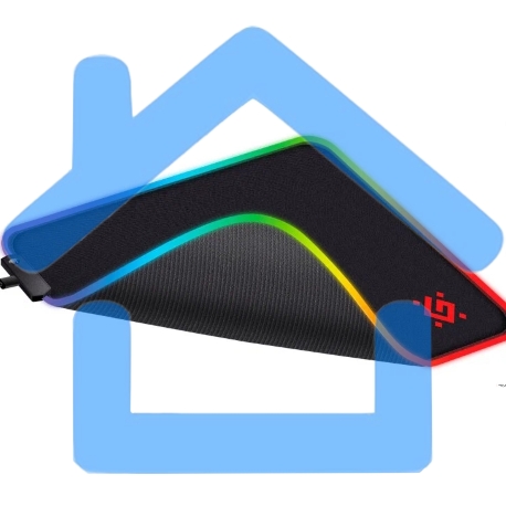 Коврик для мышки Defender черный L LIGHT-2