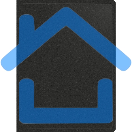 Папка с металлическим зажимом Buro -ECB04CBLACK A4, пластик, 0.5мм, черный