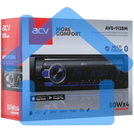 Автомагнитола ACV AVS-912BM 1DIN 4x50Вт-1