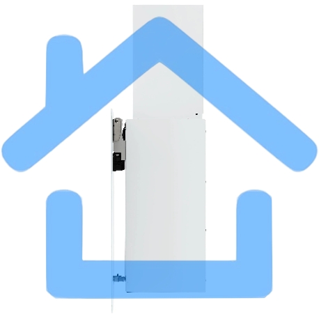 Вытяжка кухонная вертикальная Krona AURA 600 белый S-7