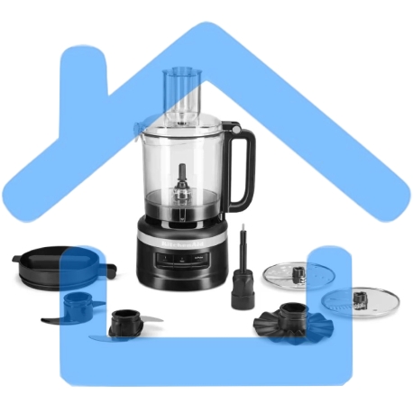 Кухонный комбайн KitchenAid 5KFP0921EBM, матовый черный, 2.1л-2