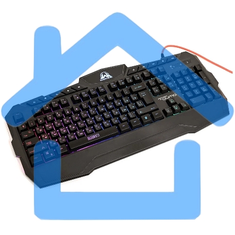 Игровой комплект Qumo Wartime K51/M67, кл-ра проводная, 104+10 клавиш, подсветка RGb, мышь проводная, оптическая, RGb running, 1200/1600/2400/3200 dpi-3