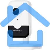 Камера видеонаблюдения IP Hikvision DS-2CD2443G2-IW(2.8MM)(W) Wi-Fi 2.8-2.8мм цв. корп.:белый/черный