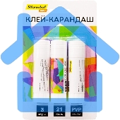 Клей-карандаш Silwerhof Daily 21гр ПВП блистер (упаковка:3шт)