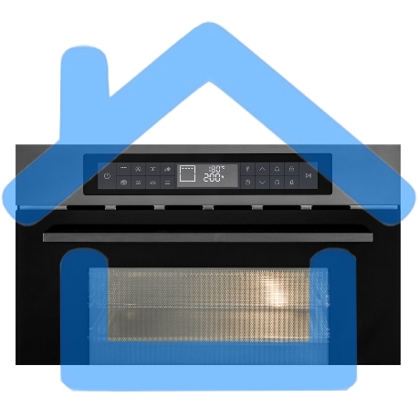 Микроволновая печь встраиваемая GRAUDE MWG 45.0 GE черно-серый, 38 л, 1000 Вт, переключатели - сенсор-1