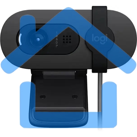 Веб-камера Logitech HD Webcam Brio 100 черный 2Mpix (1920x1080) USB-A с микрофоном (960-001587)-4
