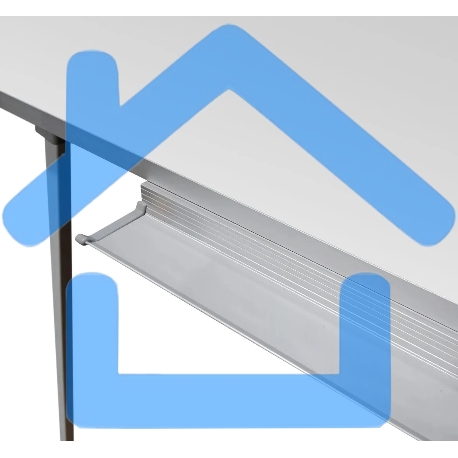 Флипчарт Silwerhof Daily, лак, 70x100см на треноге белый, лоток для аксессуаров-3