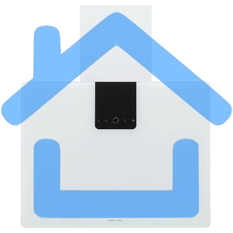 Вытяжка кухонная вертикальная Krona AURA 600 белый S