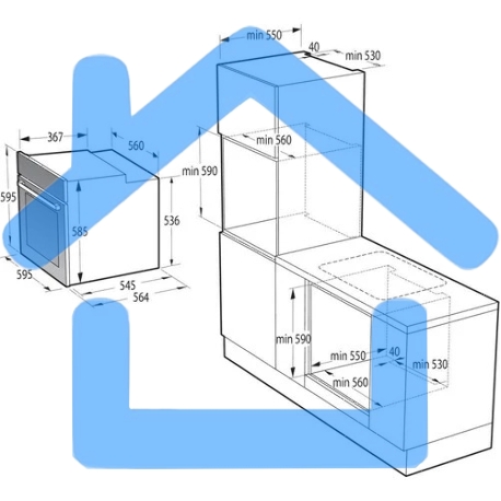 Духовой шкаф Электрический Gorenje BOS67372CLI бежевый-1