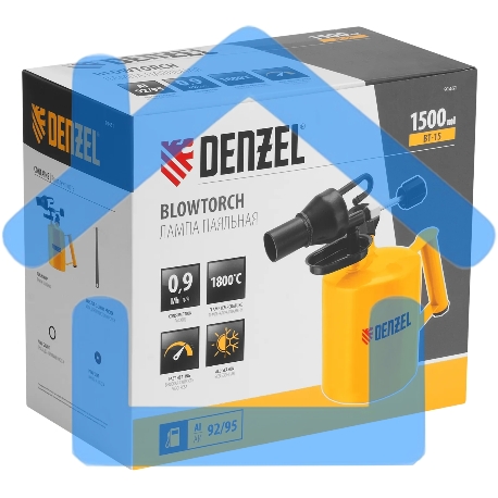Лампа паяльная Denzel ВТ-15, 1,5 л-4