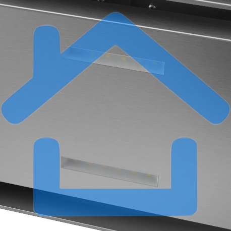 Вытяжка пристенная островная Maunfeld Bath Plus 402 нержавеющая сталь, 40 см, 1150 куб. м/ч, 52 дБ-4