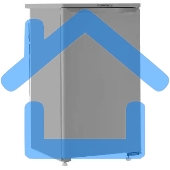 Холодильник Саратов 452 КШ-122/15 серый однокамерный 99/15л морозилка сверху