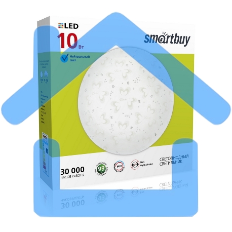 Светильник светодиодный Smartbuy (SBL-MD-10-W-6K) 10W/6000К-2