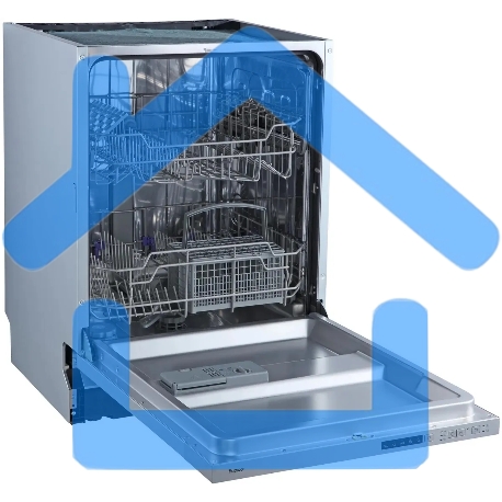 Встраиваемая посудомоечная машина Бирюса DWB-612/5, серебристый, 59.8 см, 12 компл., 49 дБ, класс A++-7