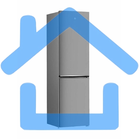 Холодильник Beko B1RCSK402G серый двухкамерный 267/113 морозилка снизу