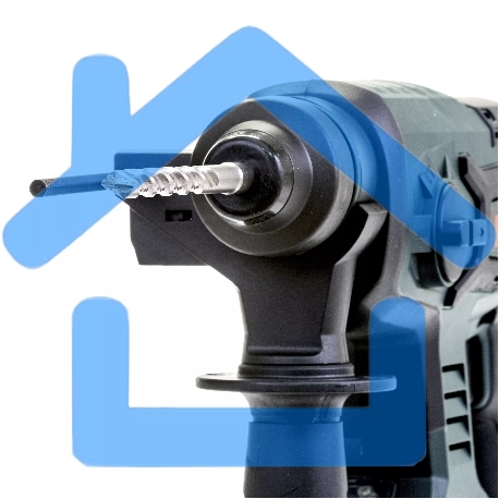 Профессиональный бесщеточный перфоратор аккумуляторный KLPRO KLPM18B-50 (18В, Li-ion-2шт, 5.0А·ч, 1,7Дж, SDS-plus, З/У,сумка)-1