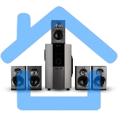 Акустическая система ELTRONIC (30-48) HOME SOUND - серебро