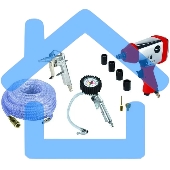 Набор пневмоинструментов Einhell 4020565 компл.:10 предметов 141л/мин