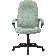 Кресло руководителя Бюрократ T-898AXSN зеленый 38-407, крестовина пластик