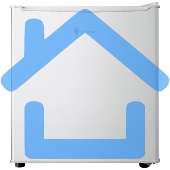 Холодильник LEONORD LER-50 белый однокамерный 45л