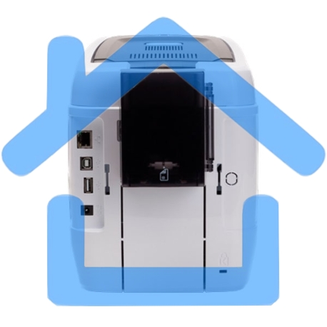 Принтер пластиковых карт Poscenter Pointman Nuvia N25 сублимационный, 300 dpi, до 600 карт/час, USB 2.0, RS-232, Ethernet 10/100, белый-3