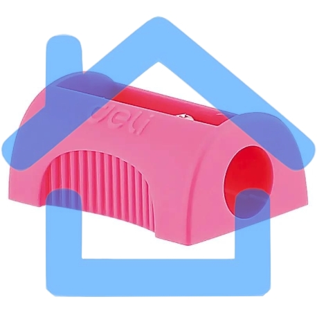 Точилка для карандашей ручная Deli E0594, 1 отверстие, пластик, ассорти, туба-3