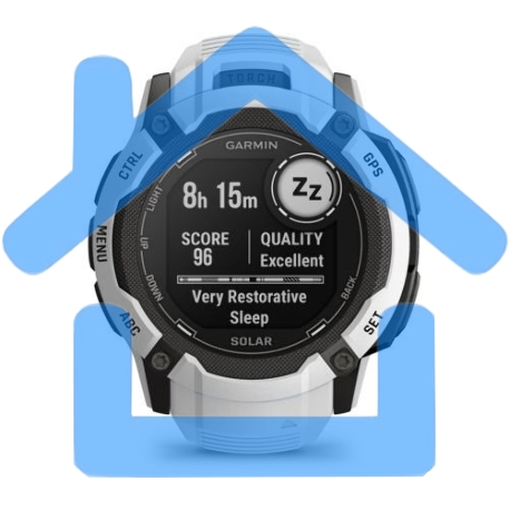 Умные часы Garmin Instinct 2X Solar белый 50мм-6