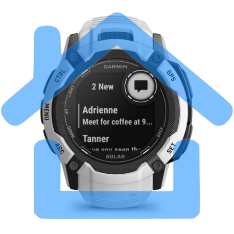 Умные часы Garmin Instinct 2X Solar белый 50мм-7