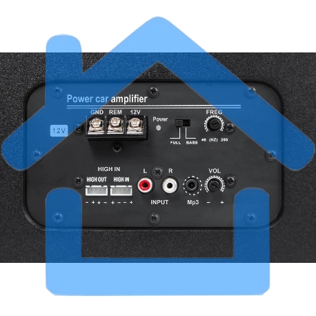 Сабвуфер автомобильный Digma DCS-100 220Вт активный (25см/10