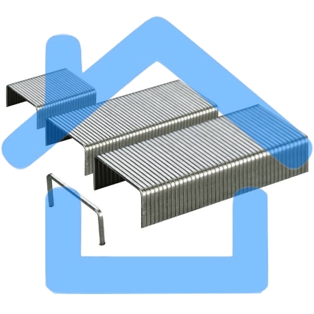 Скобы для степлера 23/23 Deli E0014 оцинкованные кор.карт. (упаковка: 1000шт.)-2