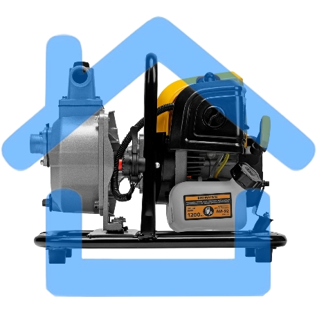 Мотопомпа бензиновая для чистой воды Denzel PX-25, 52 см3, 1