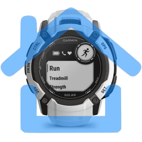 Умные часы Garmin Instinct 2X Solar белый 50мм-9