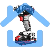 Винтоверт P.I.T. PSD20H-170A/1 аккум. патрон:держатель бит 1/4