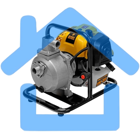 Мотопомпа бензиновая для чистой воды Denzel PX-25, 52 см3, 1