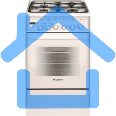 Плита комбинированная Gefest ПГЭ 5302-04 0267 бежевый, конфорок 4 газовых, духовка 55 л, 50 см x 85 см x 58.5 см-1