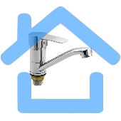 Смеситель кухонный BIANCO 3714S нос 15 см, шаровый