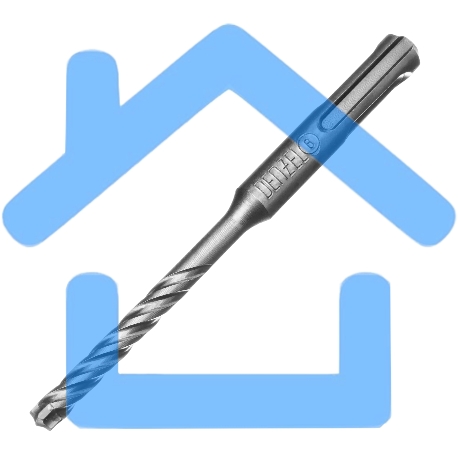 Бур по бетону Denzel цельная крестовая пластина, 6x115 мм, SDS PLUS