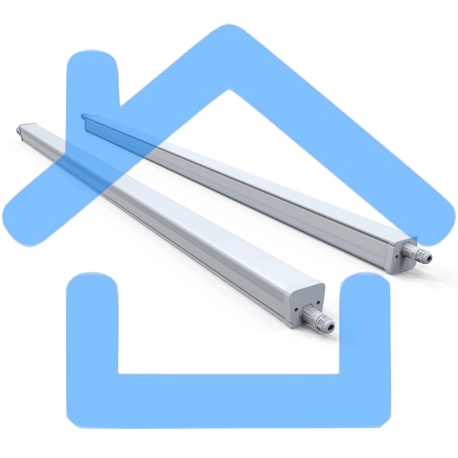 Светильник светодиодный ДСП WP 10 C 50W OP 840 L1500 1500х62х57мм 50Вт 4000К IP65 бел. Русский Свет